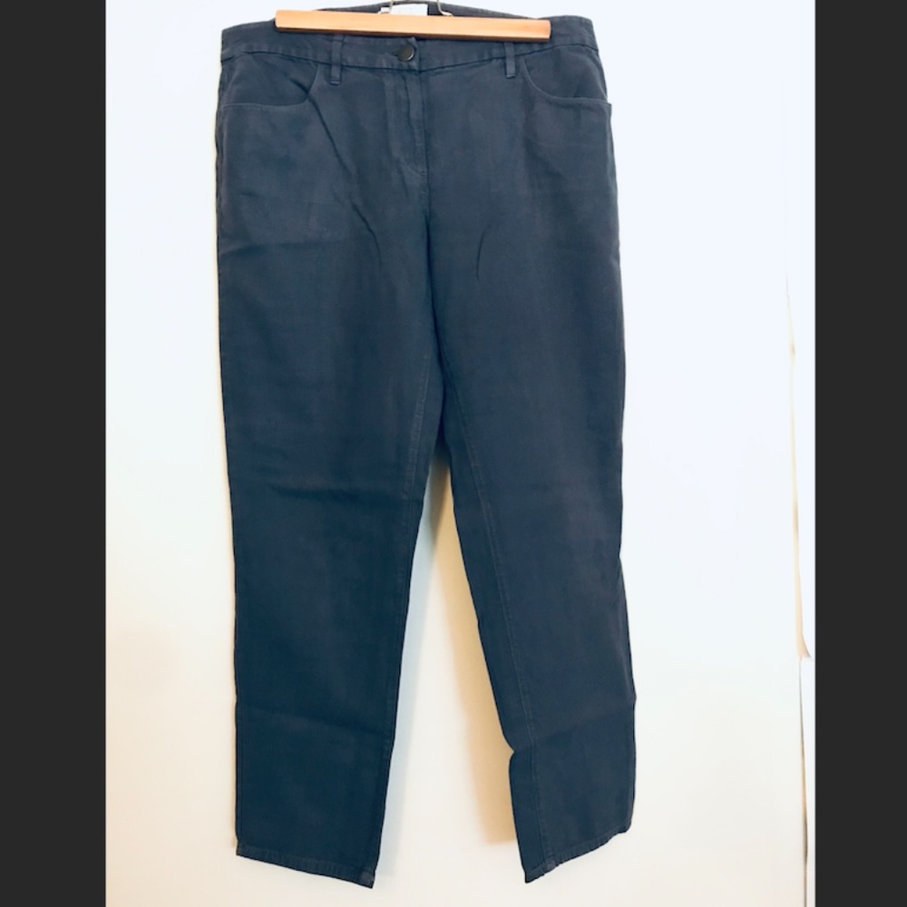 (N/A) Dark grey Loft thin casual pants